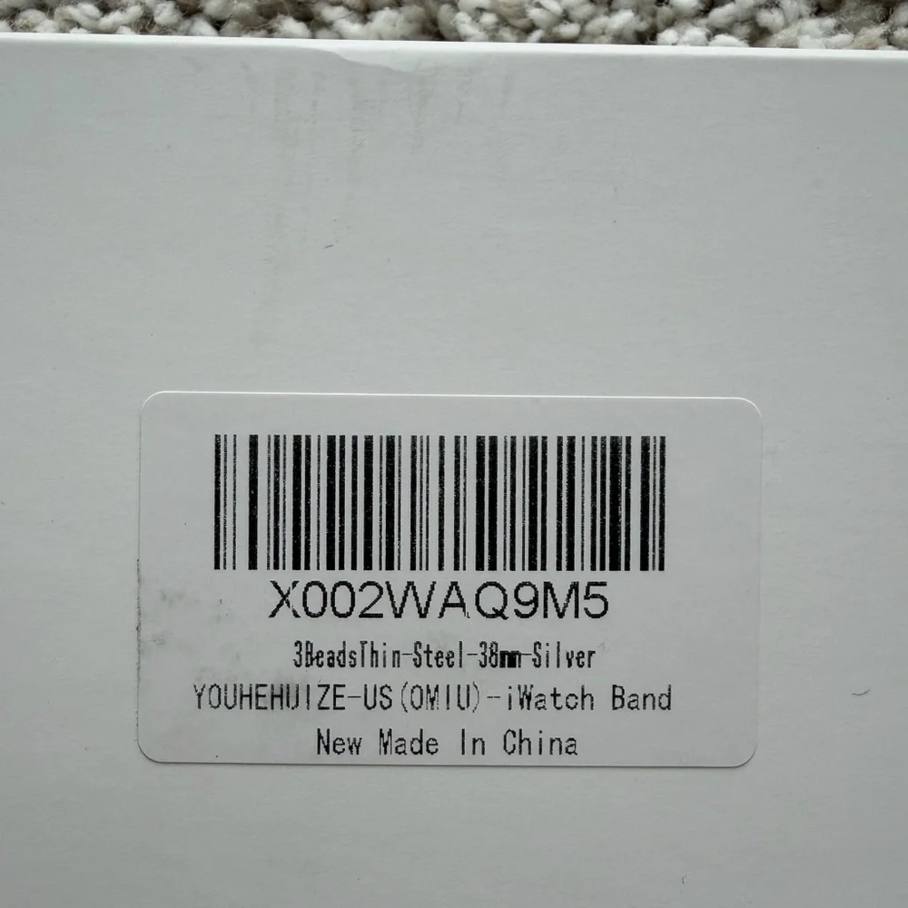 NWT | Silver Link Apple Watch Band